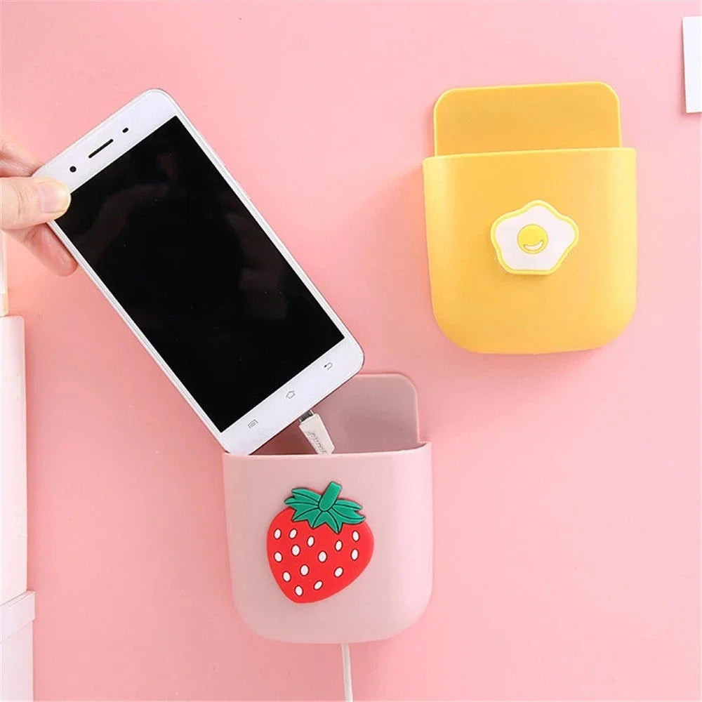 StickieBox Organizer – Cute Self-Adhesive Holder for Pens, Phones & Remotes