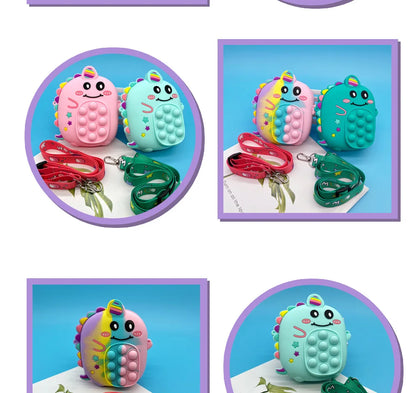 Creative Cartoon Silicone Crossbody Bag