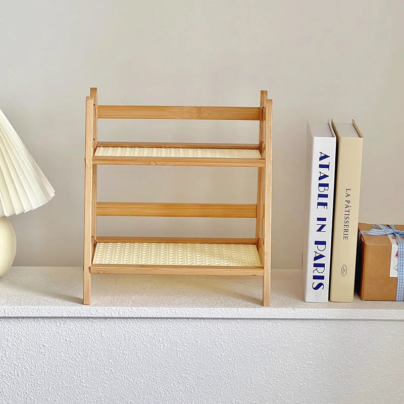Multi-Tiers Wooden Storage Shelf