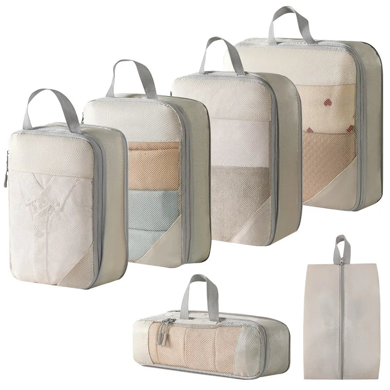 Luggage Packing Cubes – Expandable Compression Organizers for Suitcases & Trips