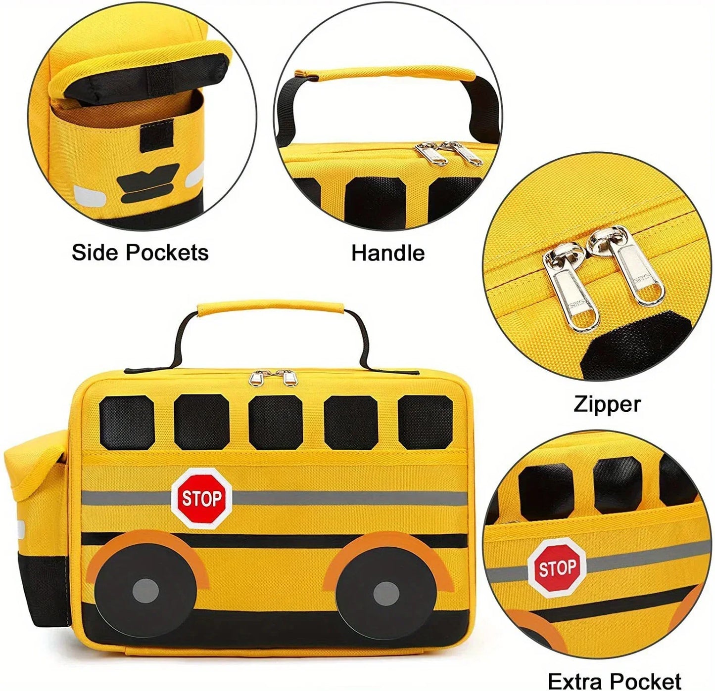Children's Car Meal Box Bag
