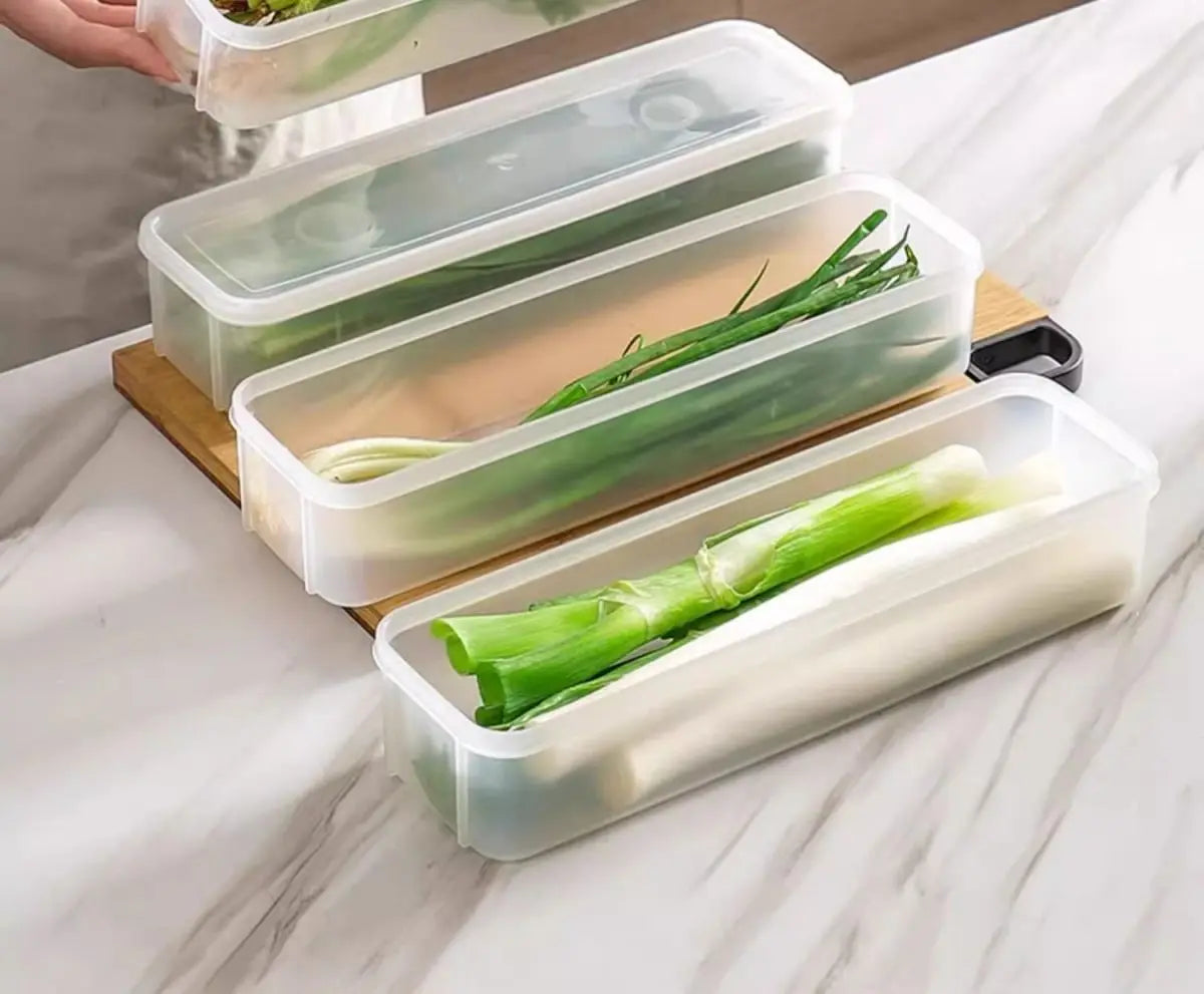 Multi-Pack Food Storage Containers – 2/4pcs Fresh-Keeping Boxes with Lids for Fridge & Kitchen