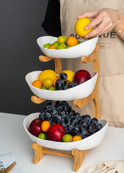 Two/Three layer  Plastic Fruit Plate