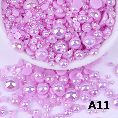 Random Mix  Beads Imitation Pearl