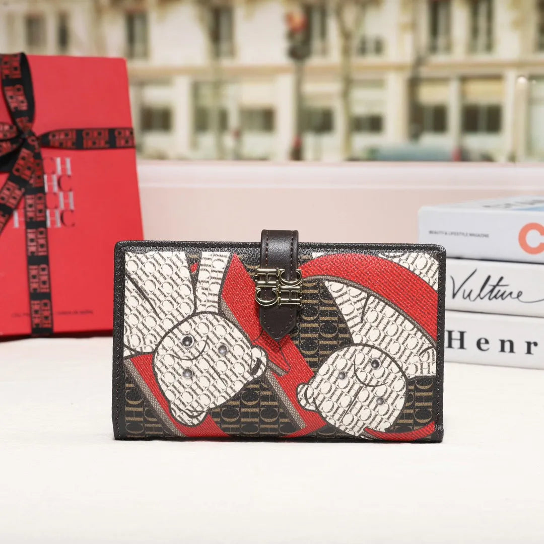 Elegant Long Wallet – High-Capacity Organizer for Cards & Coins