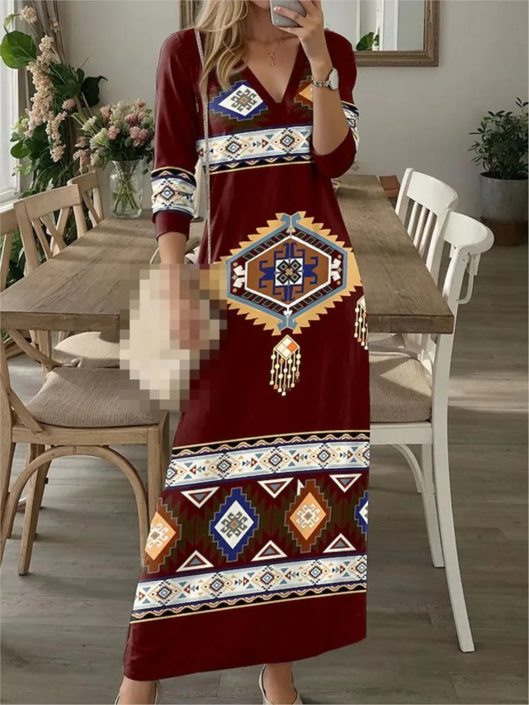 Women's  Digital Print Dress