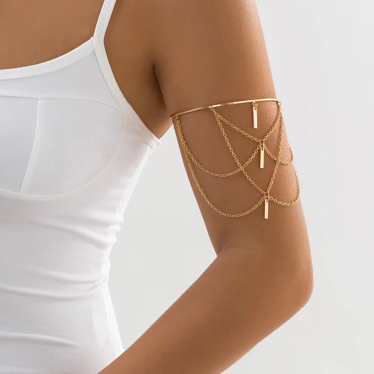 Open Upper Arm Bracelet for Women