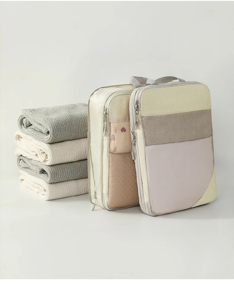 Luggage Packing Cubes – Expandable Compression Organizers for Suitcases & Trips