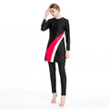Flora Cover Modest Burkini – Long Sleeve Hijab Swim Dress with Cap & Pants - Aqoom