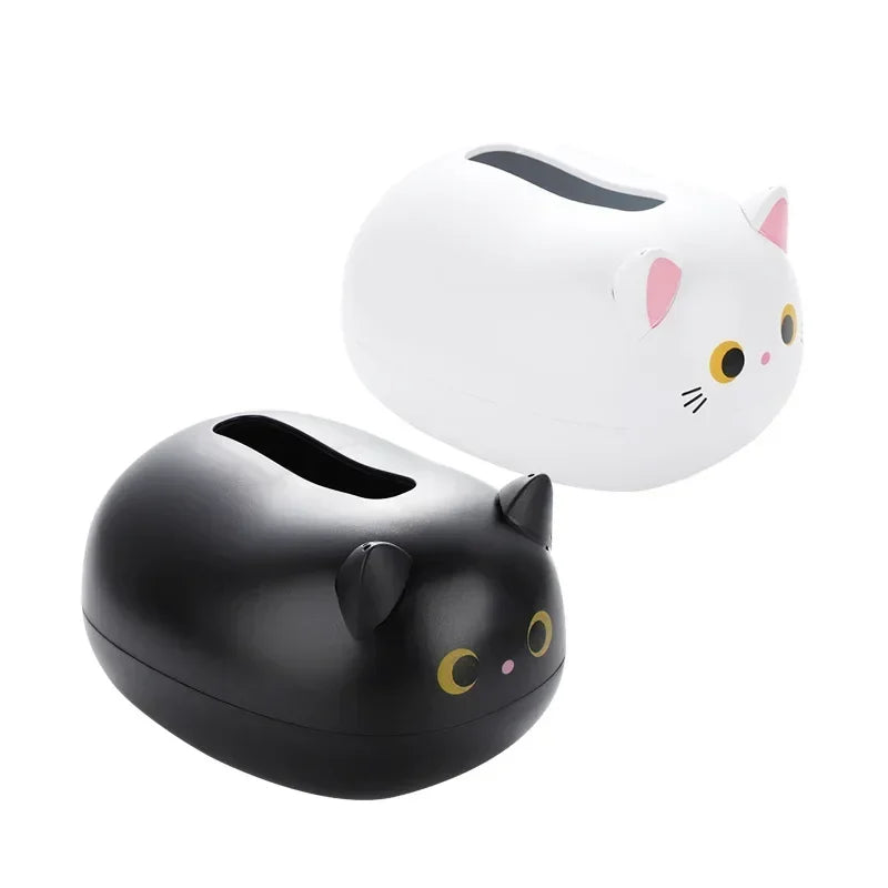 Cat Tissue Box – Cute Napkin Storage Holder for Living Room, Kitchen & Bathroom