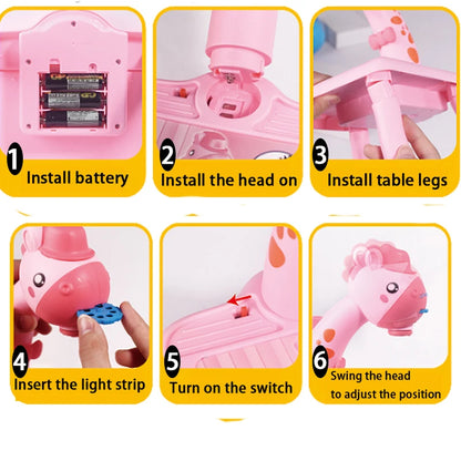 led drawing projectable painting set table