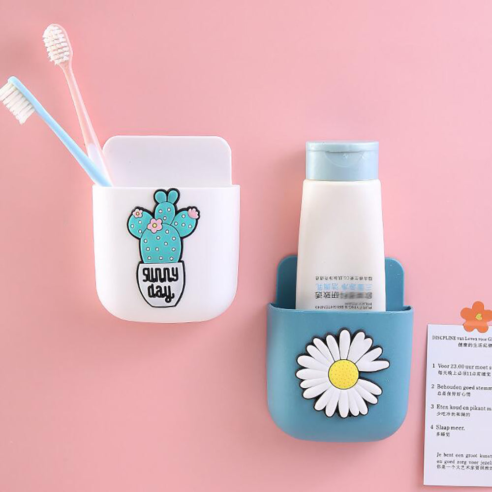 StickieBox Organizer – Cute Self-Adhesive Holder for Pens, Phones & Remotes