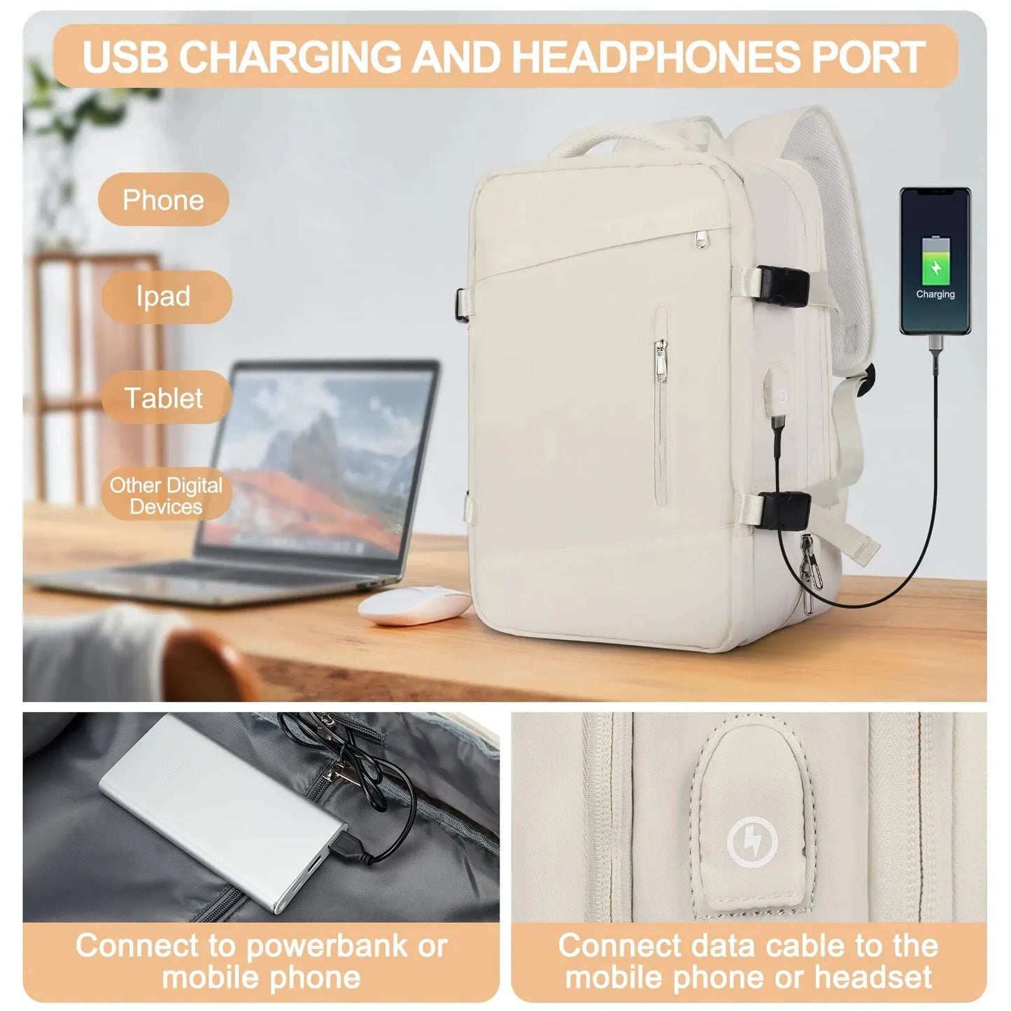 Likros Travel Backpack for Women