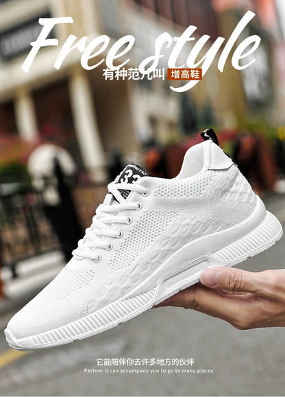 Men Sneakers With Hidden Heels