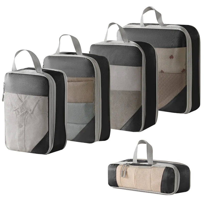 Luggage Packing Cubes – Expandable Compression Organizers for Suitcases & Trips