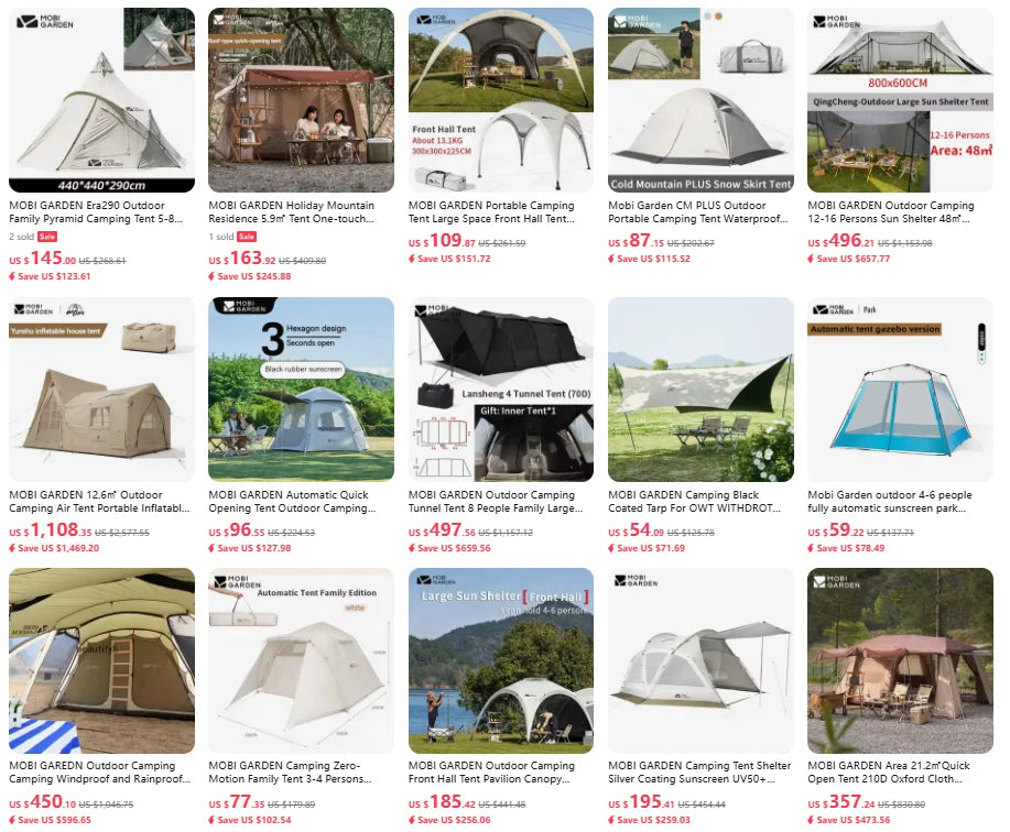 MOBI GARDEN Camping Tent