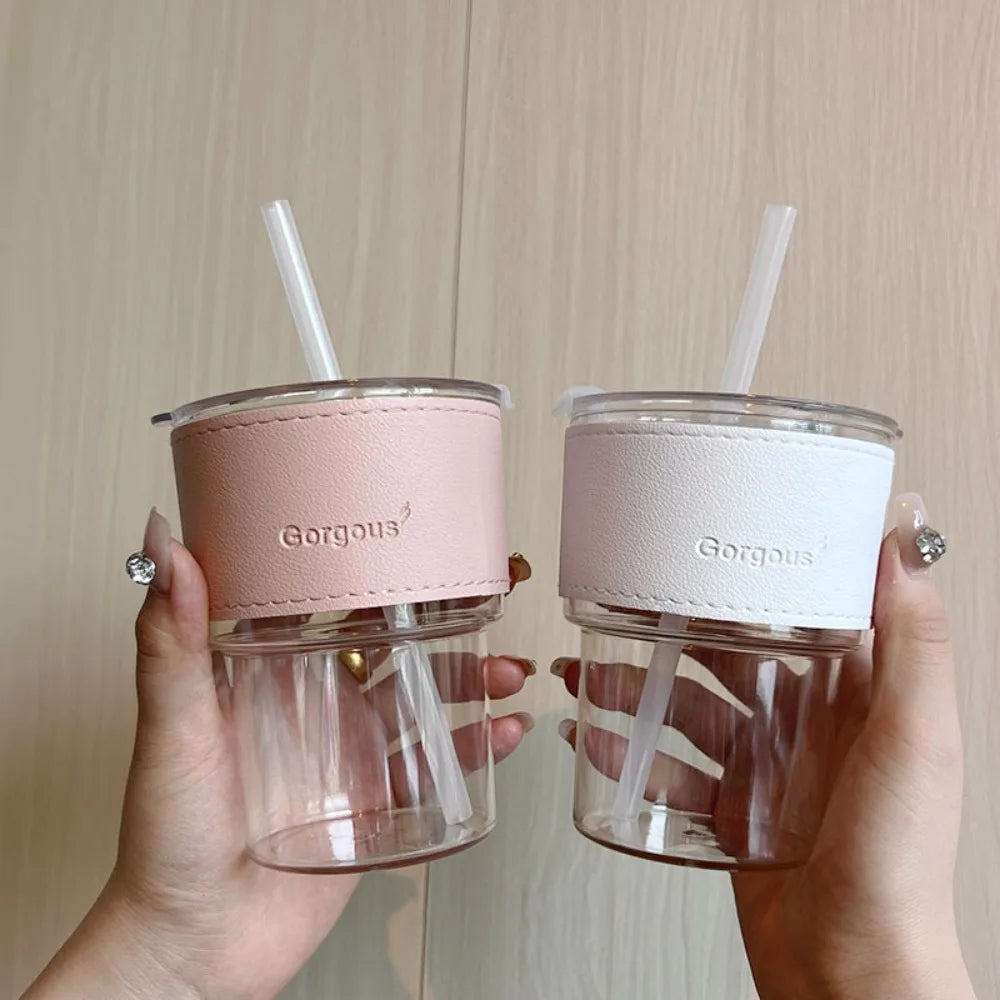 Straw Cup with Lid