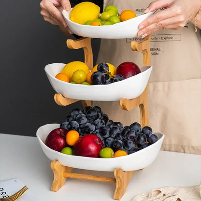 Two/Three layer  Plastic Fruit Plate