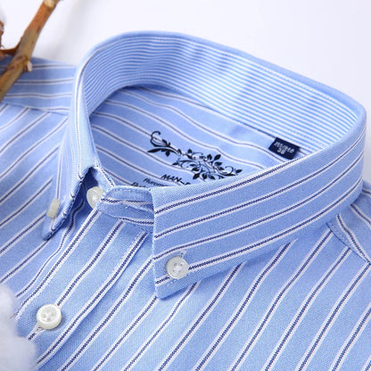 Cotton long-sleeve shirts for men