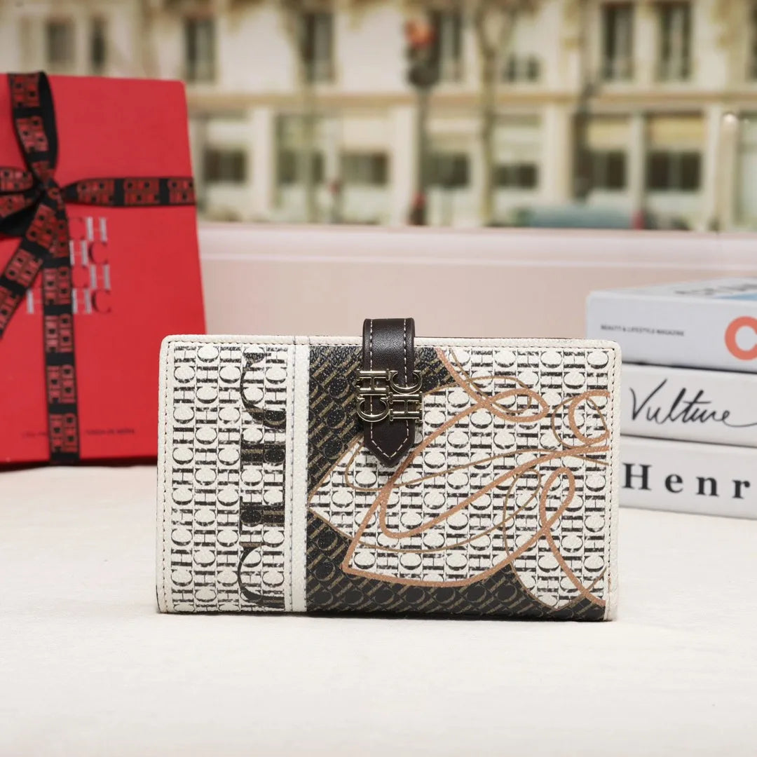 Elegant Long Wallet – High-Capacity Organizer for Cards & Coins