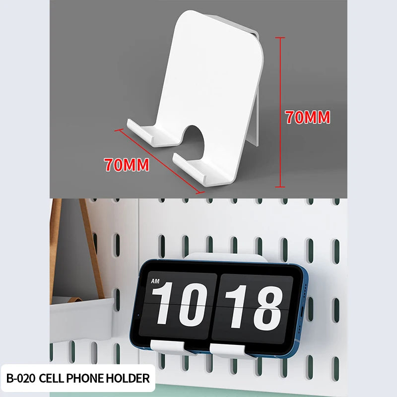 Pegboard Wall Display Kit – Modular Punch-Free Panels for Craft Room & Office Storage