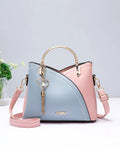 ChicColor Block Tote – Large-Capacity Crossbody Handbag for Women - Aqoom