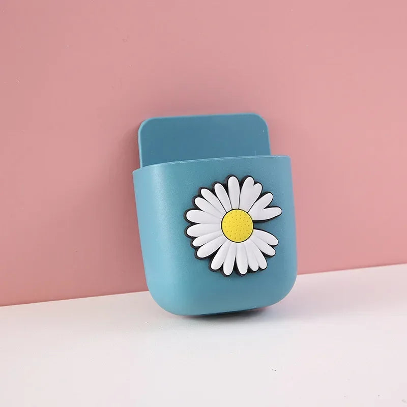 StickieBox Organizer – Cute Self-Adhesive Holder for Pens, Phones & Remotes