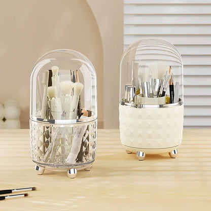 360-degree Rotating Makeup Stand for Cosmetics Storage