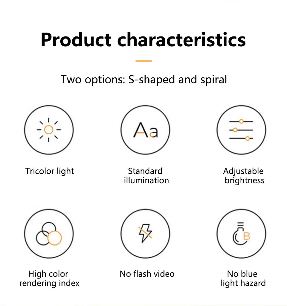 Modern Spiral LED Night Lamp – 3-Color Mood Light for Bedroom & Office
