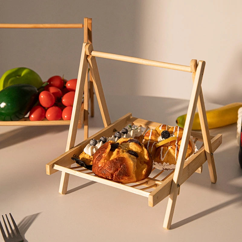 Multi-Tiers Wooden Storage Shelf