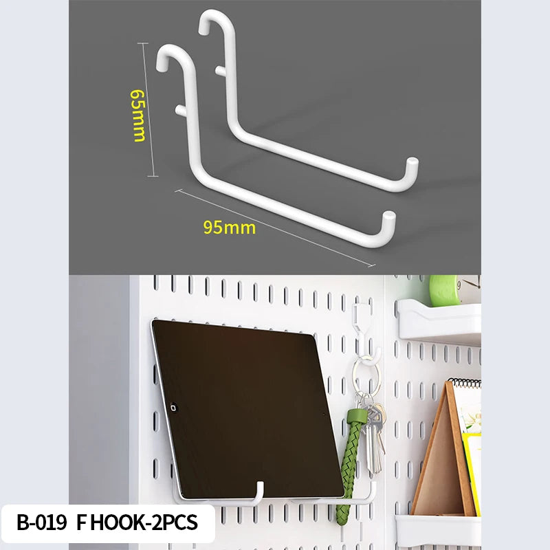 Pegboard Wall Display Kit – Modular Punch-Free Panels for Craft Room & Office Storage
