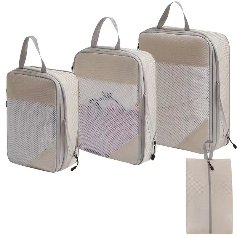 Luggage Packing Cubes – Expandable Compression Organizers for Suitcases & Trips