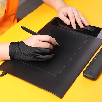Two-Fingers Anti-Fouling Table Drawing Gloves