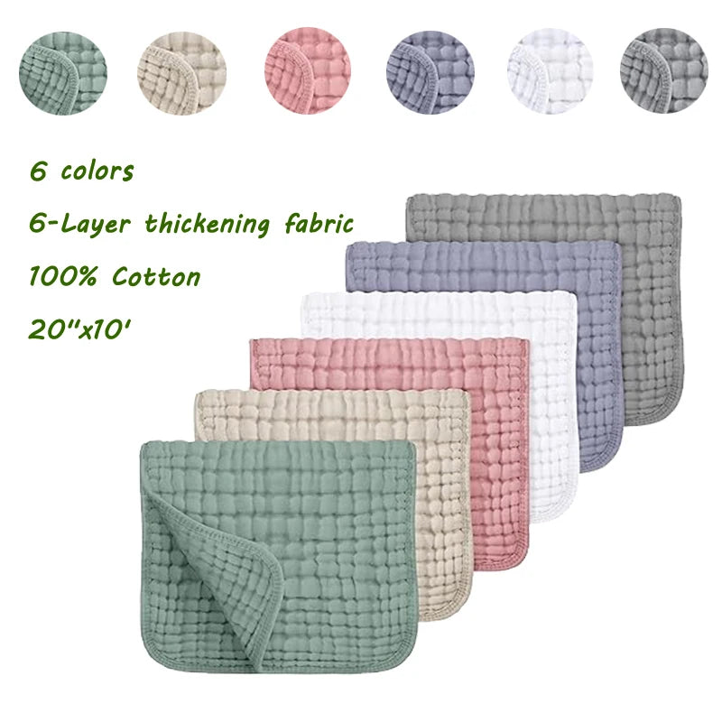 Absorbent Bath Drool Towel Cotton Washcloths