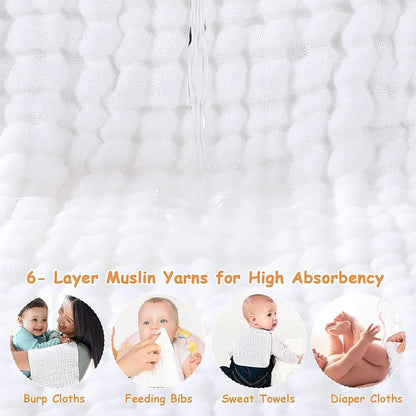 Absorbent Bath Drool Towel Cotton Washcloths