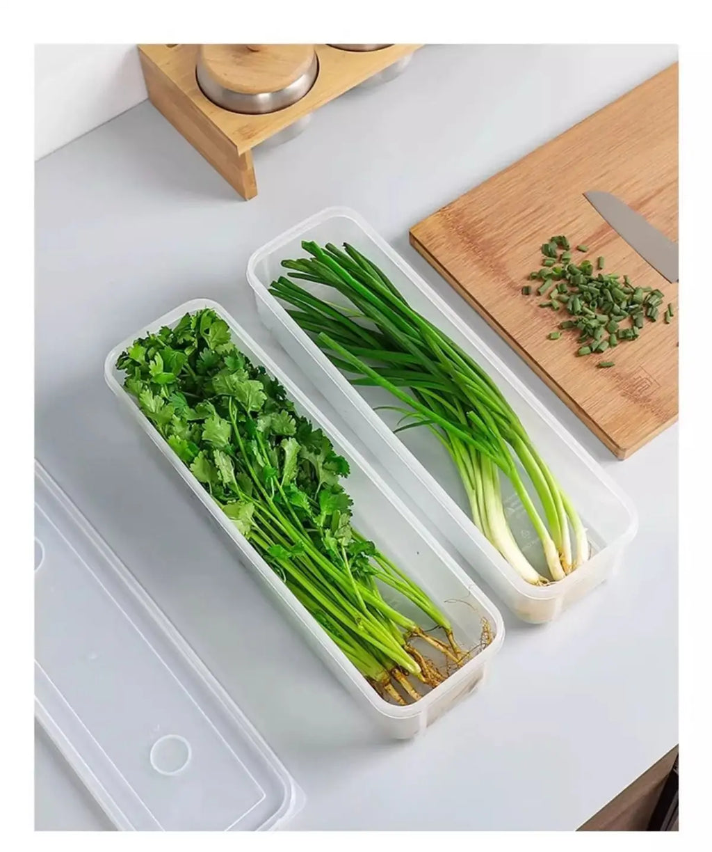 Multi-Pack Food Storage Containers – 2/4pcs Fresh-Keeping Boxes with Lids for Fridge & Kitchen
