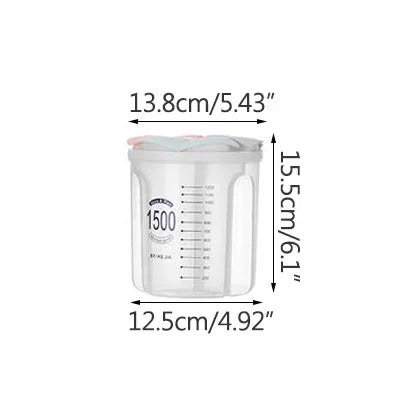 Grain Storage Box – Large-Capacity Multi-Grid Container with Moisture-Proof Sealed Lid