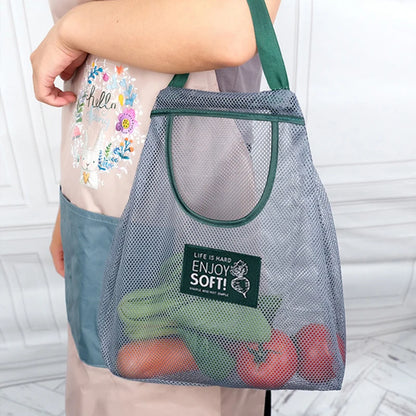 Fruit Vegetable Breathable Mesh Hanging Bags