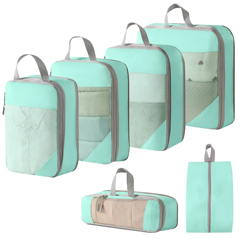 Luggage Packing Cubes – Expandable Compression Organizers for Suitcases & Trips
