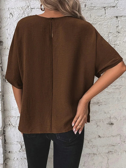 Loose Bat Sleeved T-Shirt