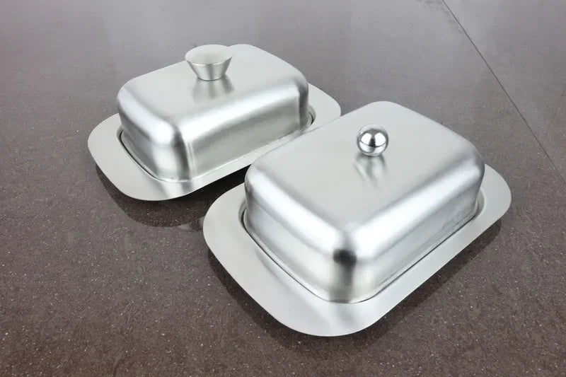 Stainless Steel Butter Dish with Lid