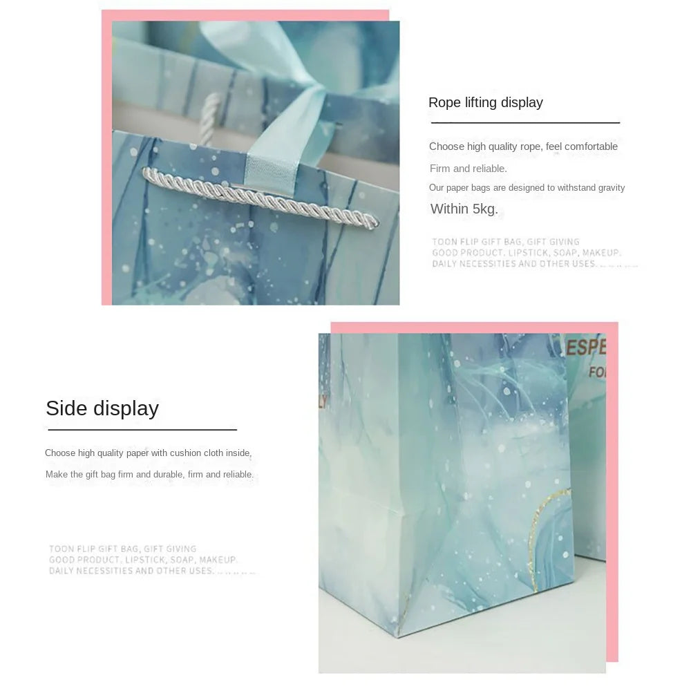 Marble Printing Gift Bag