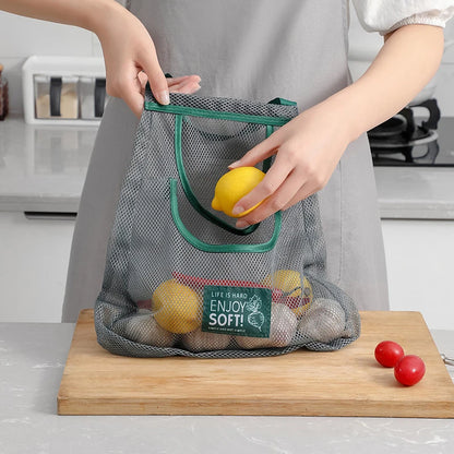 Fruit Vegetable Breathable Mesh Hanging Bags