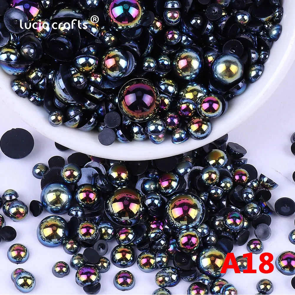 Random Mix  Beads Imitation Pearl