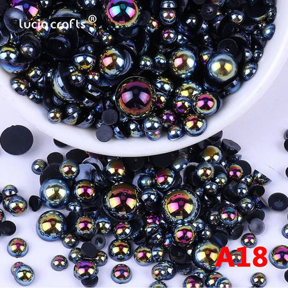 Random Mix  Beads Imitation Pearl