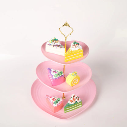 Plastic 3-layer Dessert holder