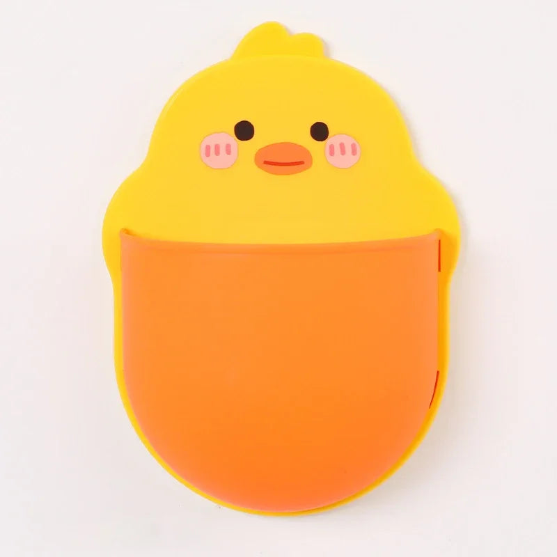 StickieBox Organizer – Cute Self-Adhesive Holder for Pens, Phones & Remotes