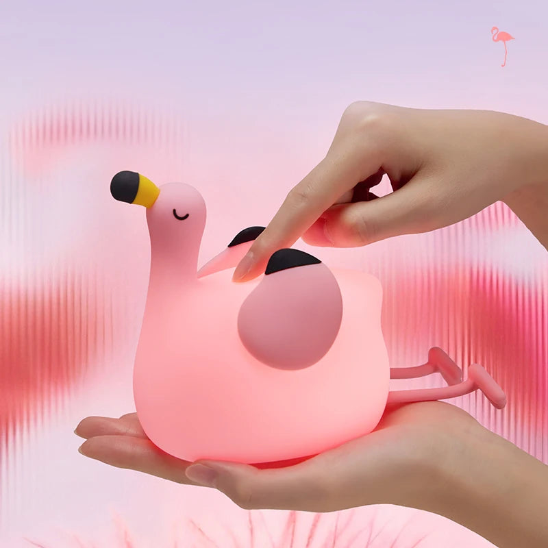 Silicone Bunny Night Light – Touch Sensor Lamp for Kids, Babies & Nursery Decor