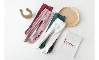 Soft Cotton Princess Bowknot Tights