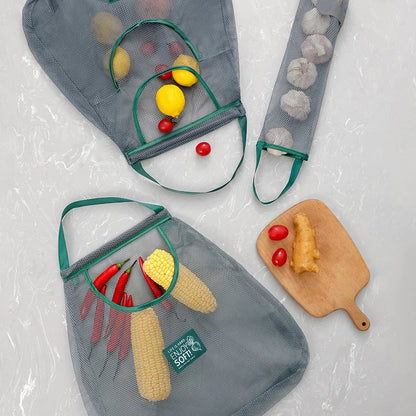 Fruit Vegetable Breathable Mesh Hanging Bags